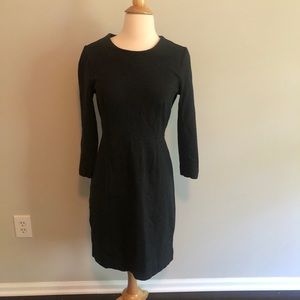 J. Crew gray long sleeved dress size 4